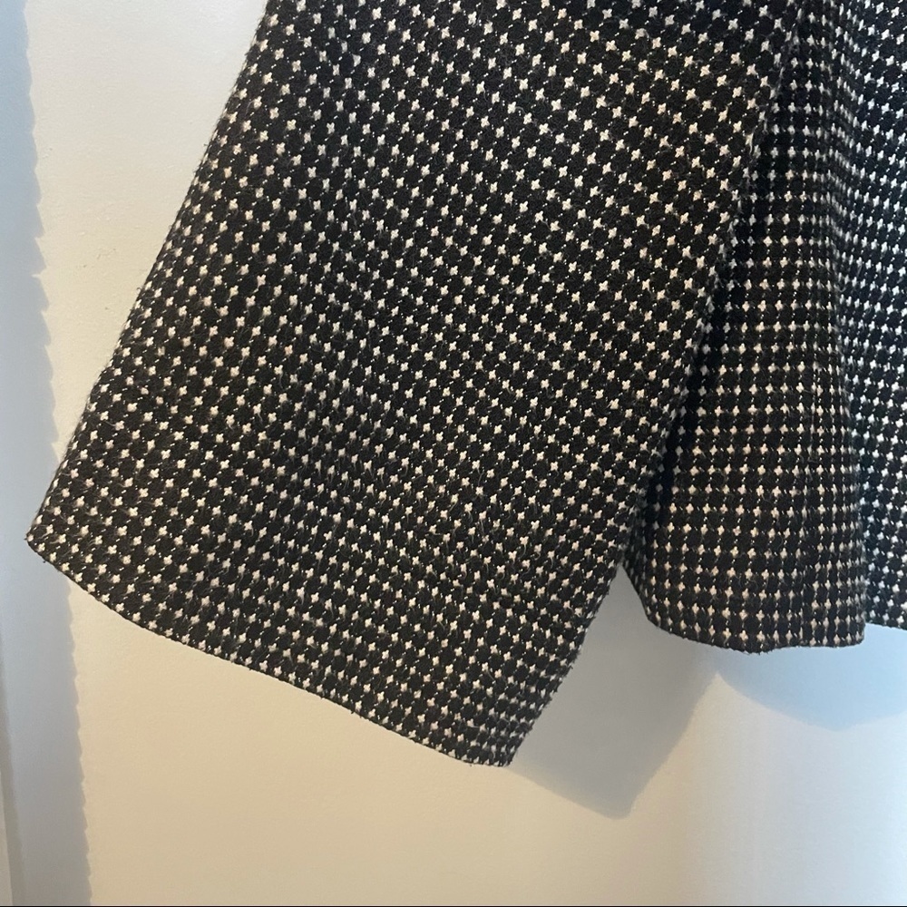 Spense Vintage Tweed Pattern Cropped Blazer Coat with Wide Sleeves Sz.L - Picture 5 of 11